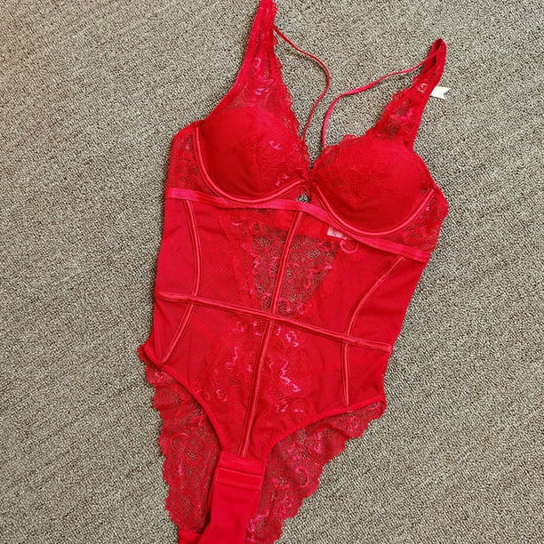 Mono moldeador de cuerpo microtranspirable con pecho pequeño y sujetador, ropa interior sexy de encaje para mujer