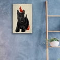 thumbnail image 3 of Epic Art 'Scottie Dog and Red Birds' by Fab Funky, Acrylic Glass Wall Art, 16"x24", 3 of 3