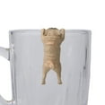thumbnail image 3 of Fairnull Realistic Mini Pug Dog Figurine Hanging on Cup Rim DIY Fairy Garden Accessory, 3 of 8