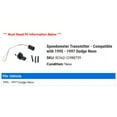 thumbnail image 2 of Speedometer Transmitter - Compatible with 1995 - 1997 Dodge Neon 1996, 2 of 2