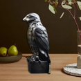 thumbnail image 4 of Figurilla de águila Escultura de estatua de águila de resina, decoración de de animales artísticos, accesorios para fotografía, sala de , TV, estantería, Magideal Figurilla de águila, 4 of 8