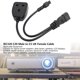 thumbnail image 4 of Cable de Alimentación IEC320 C14 A C5, IEC320 C14 Masculino A C5 Y UK Cabuelo Cabuelo Femenino Cable Pvc de 12,6 Pulgadas para Altavoces, 4 of 7