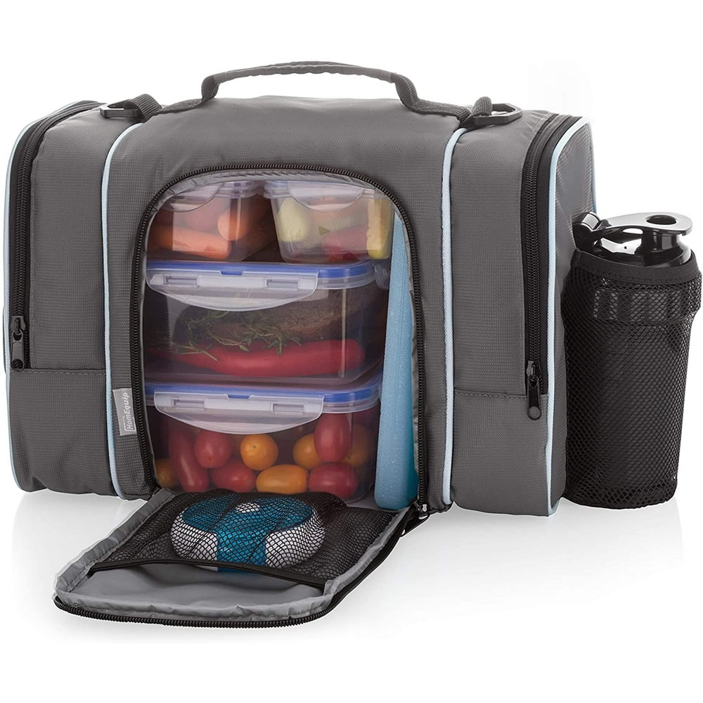Insulated Lunch Bag - Meal Prep Bag for Men and Women with Containers ...