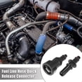 thumbnail image 2 of Unique Bargains 11.8mm SAE to 10mm Straight Fuel Line Hose Quick Release Connector Disconnect Durable Hose Nylon 2PCS, 2 of 6