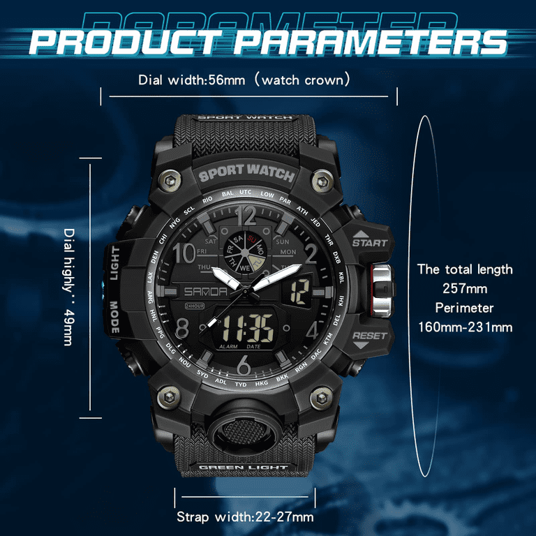 Findtime Men's Sport Military Tactical Digital Watch photo 5