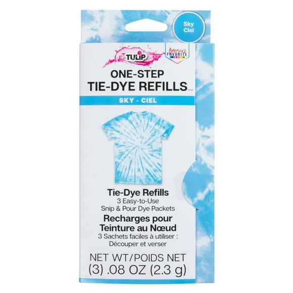 Paquetes de recarga de tinte Tulip One-Step Tie-Dye Kit Sky 120 ml