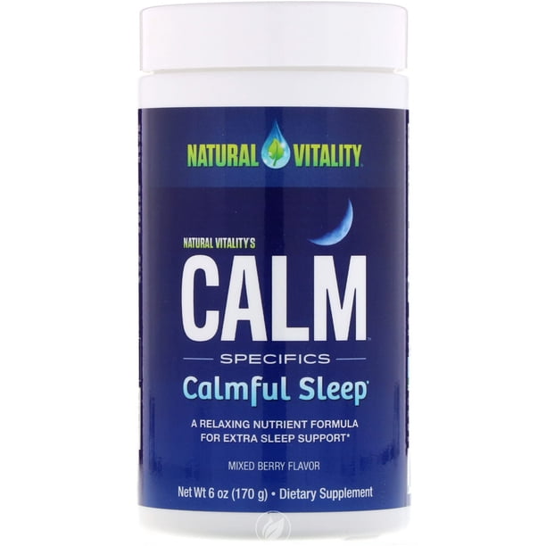 Natural Vitality Natural Calm Calmful Sleep 6 Ounce, Pack ...