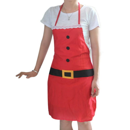 Flying Outlets Adult Apron Christmas Holiday Gift Accessory Bib Chef Kitchen Cook Restaurant Tool