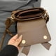 thumbnail image 4 of Bolso Hombro Ante para Mujer Nube Con Correa Ajustable Compras Fruncido (marrón), 4 of 9