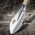 thumbnail image 4 of Senderismo Caza Lloja Jardinería Spade Garden Scoop Supervivencia al aire libre Survivencia Multitool Equipo de campistas para adultos Equipos de pesca Suministros Blanco Scienceny HA011912-02B, 4 of 7