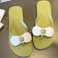 thumbnail image 4 of Yuanlong Womens Flip Flops Bow Decoration Thong Sandals Casual Summer Comfortable Beach Everyday Footwear, 4 of 6