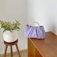 thumbnail image 3 of Monedero De Noche Bolso cruzado de nube para mujer, bolso de noche de cuero PU, bolso de fiesta para niñas (púrpura) Ehuebsd Para Estrenar, 3 of 9