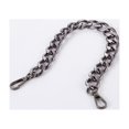 thumbnail image 2 of Bolsa Bolso de cadena gruesa de Metal Punk de 40cm, correa para el hombro, asas para Bolso DIY (negro), 2 of 8