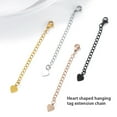 thumbnail image 4 of relayinert Chaîne d'Extension en Acier Inoxydable pour Collier Bracelet Fabrication de Bijoux Fermoir Rallonge Sac Fait Main Or, 4 of 9