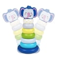 thumbnail image 1 of Animal Arco Iris Apilamiento Anillo Torre Grapadora Bloque Bebé Montessori Juguete Educación Temprana Enseñanza Ayuda Madera Niño Juguete seitruly FN003450-01, 1 of 6