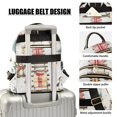 thumbnail image 3 of FORMRS Mini Backpack Purse for Women Quilted Travel Daypack Casual Shoulder Bag, Holiday Train, 3 of 7