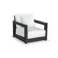 thumbnail image 5 of SAFAVIEH Couture Montford Aluminum Armchair, Black/White, 5 of 11