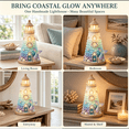 thumbnail image 6 of DIY Lighted Sea Glass-Style Lighthouse Kit Collection, DIY Sea Glass Lighthouse Kit with Pieces & Guide, Adults Craft Kit, Handmade Ocean Beach Decor Gift for Craft Lovers, 6 of 9