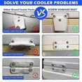 thumbnail image 4 of Igloo-Compatible Cooler Hinge and Latch Replacement Kit with Screws, 4 of 5