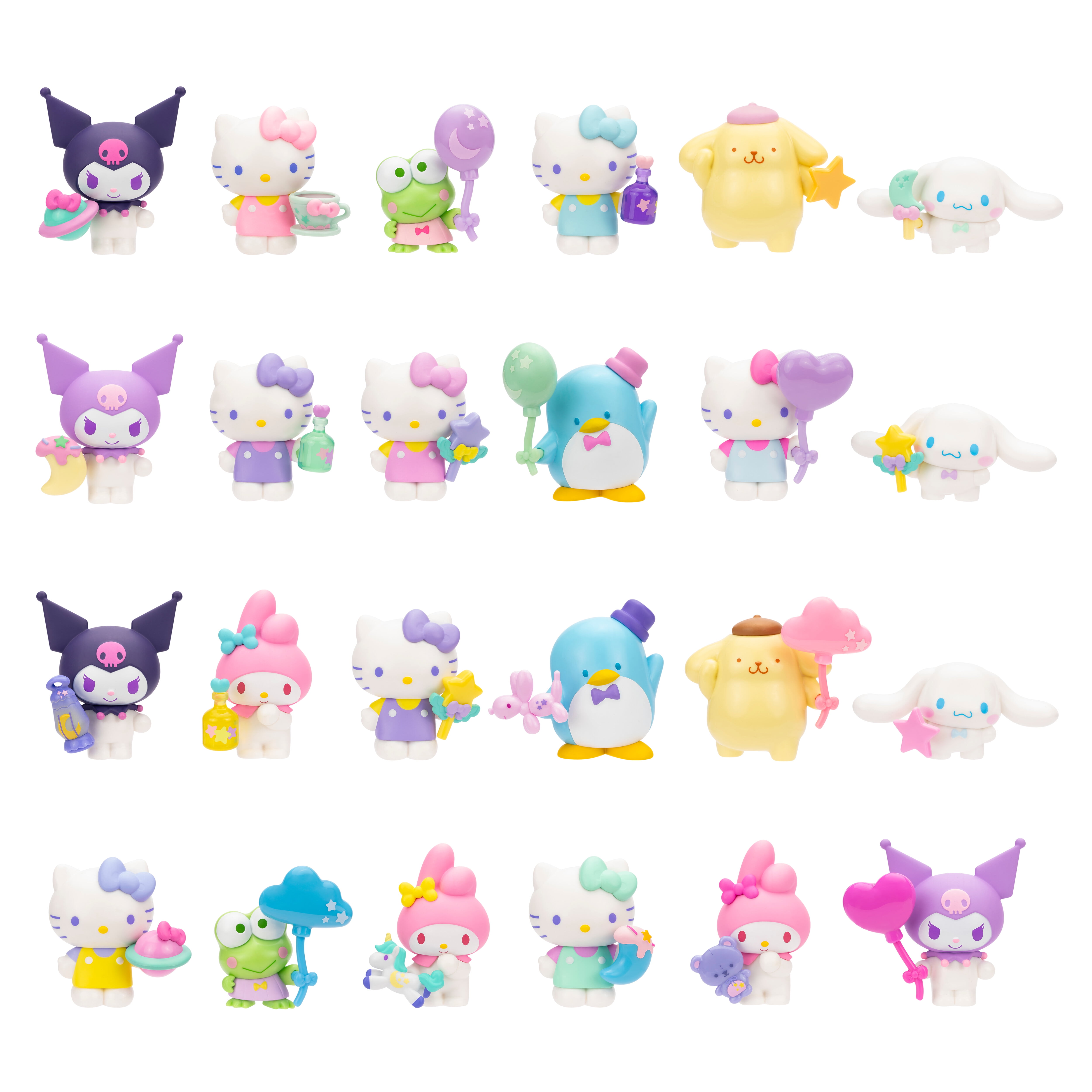 Hello Kitty and Friends - 2 inch 2 Figure Pack - Rainbow Vibes