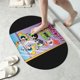 thumbnail image 2 of Alfombrilla de baño de Las Chicas Superpoderosas, de secado rápido, superabsorbente, bonita y suave, para el suelo del baño, bañera, alfombrilla de diatomeas, 2 of 7
