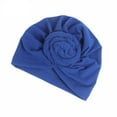 thumbnail image 5 of ADDHAT 1Set Turban Hat National Style Blue Color Women Turban Cap Daily Use, 5 of 8