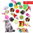 thumbnail image 3 of Bola de juguete interactiva para gatos Yuyangstore variedad 20x juguetes para gatos de interior, 3 of 8