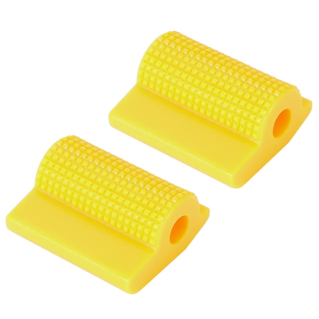 Unique Bargains 2pcs Universal Green Gear Shift Shifter Case Boot Protector Cover Rubber Pad Anti Slip for Motorcycle Square Style