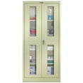 thumbnail image 1 of Hallowell 455C24SVA-PT 400 Series Stationary SV Combination Cabinet, 36W in. x 24D in. x 72H in. , 729 Parchment, Single Tier, Double Safety-View Door, 1-Wide, Assembled, 1 of 1