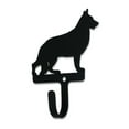 thumbnail image 3 of Metal Wall Hook with German Shepherd Accent, Small, Black, 3 of 3