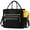 Black, variant on Godance Insulated Lunch Bag Women, Leakproof Large Adult Lunch Box with Cup Holder & Adjustable Shoulder Strap - Wide Opening Cooler Tote Bag for Work, Picnic, Beach, Travel, Family, College, Brown