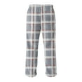 thumbnail image 5 of GrmtClth Men's Fleece Pajama Pants Fashion Flannel Soft Comfy Plush Plaid Sleep Pant Cozy Winter Fall Thermal Pj Bottoms with Pockets Gray XL, 5 of 6