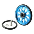 thumbnail image 2 of La bicicleta plegable de rueda fácil y liviana lleva el neumático de viaje de 64 mm reacondicionado para empujar Azul Cola Rueda fácil de bicicleta plegable, 2 of 6
