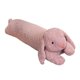 thumbnail image 2 of Peluche largo de animal, almohada de tiro largo, suave y divertido juguete de dibujos animados para abrazar Conejo púrpura, 2 of 9