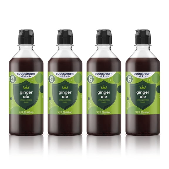 NEW sodastream Classics Ginger Ale Drink Mix, 4pk