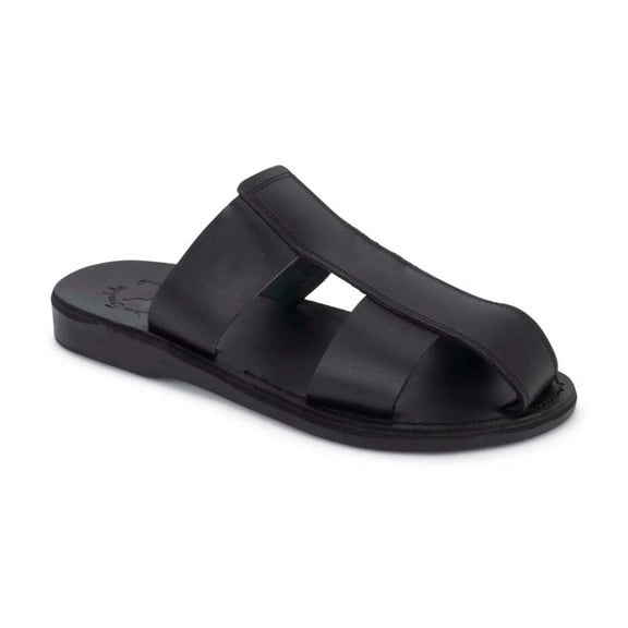 Genesis - Leather Closed Toe Sandal | Black