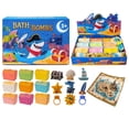 thumbnail image 1 of Bombas de baño para niños con juguetes sorpresa en su interior | Paquete de 12 bombas de baño efervescentes grandes | Divertido juguete sorpresa para la hora del baño para niños y niñas, 1 of 9