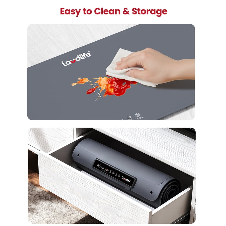 Laudlife Portable Foldable Food Warming Mat, Large photo 5