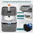 thumbnail image 5 of iPettie Neverland Cat Water Fountain with LED Light, 67oz/2.0L, Ultra Quiet Cat Drinking Fountain with Filter, Automatic Pet Water Fountain for Cats and Small Dogs, 5 of 8