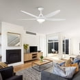 thumbnail image 5 of Wellspeed 56 in. 5-Blade Modern Indoor Integrated LED Light Kit White Ceiling Fan with Remote Control, 5 of 15