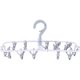 thumbnail image 5 of Colgador plegable con pinza y 12 pinzas resistentes para ropa (azul), 5 of 6