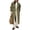 Green, variant on Women Casual Long Trench Coat with Lapel Collar Solid Color Double Breasted Loose Fit with Belt