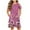Hot Pink, variant on Pounoo New Dresses For Kids (3-14 Y) Tie-Dye Printed Off-The-Shoulder Short-Sleeved Round Neck Dress For Children In Spring And Summer, Waist Pocket Dress For Children Dresses For Girls 10-12