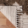 thumbnail image 3 of BNM Boho Wool Geometric Medallion Rug, 5' x 8', Sand-Taupe, 3 of 7