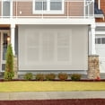 thumbnail image 4 of Keystone Fabrics Premium Outdoor Roller Patio Sun Shade 8ft Wide (Dark Brown), 4 of 10