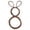 19.6 Inch, variant on Easter Rattan Circle Bunny Wreath Shaped Vine Branch DIY Craft Wreath For Front Door Wall Holiday Decor 23.6 Inch