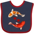 thumbnail image 3 of Inktastic Koi Carp Fish Japanese Boys or Girls Baby Bib, 3 of 4