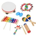 thumbnail image 4 of Kids Drum Set, Toddler Musical Instruments, 13 Pcs Wooden Musical Instruments For Kids Children, 4 of 8