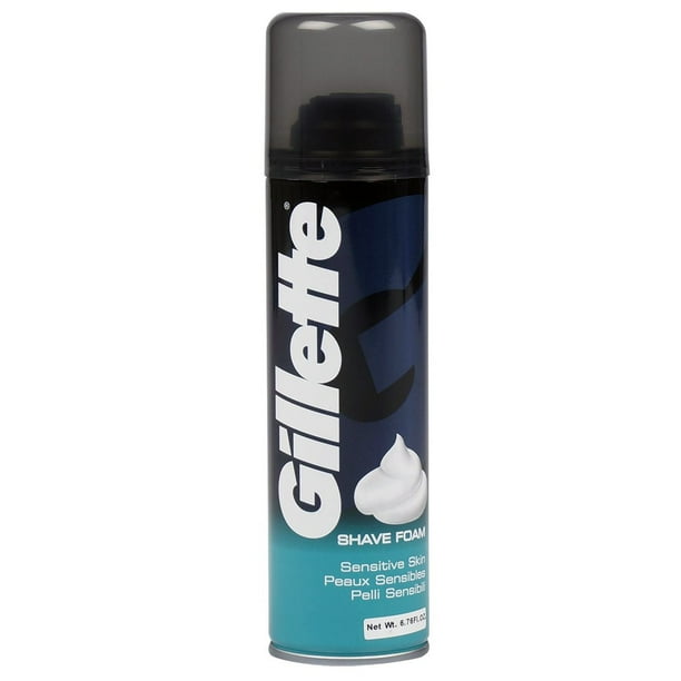 Gillette Sensitive Skin Shaving Foam Shaving Cream For Men 7oz Walmart Com Walmart Com