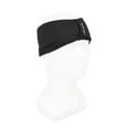thumbnail image 5 of Isotoner Women's Water Repellent Spandex Headband with Ponytail Holder, Black, 5 of 5